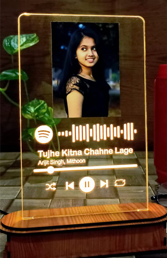 Spotify Frame lighting acrylic | led frame| acrylic table top |