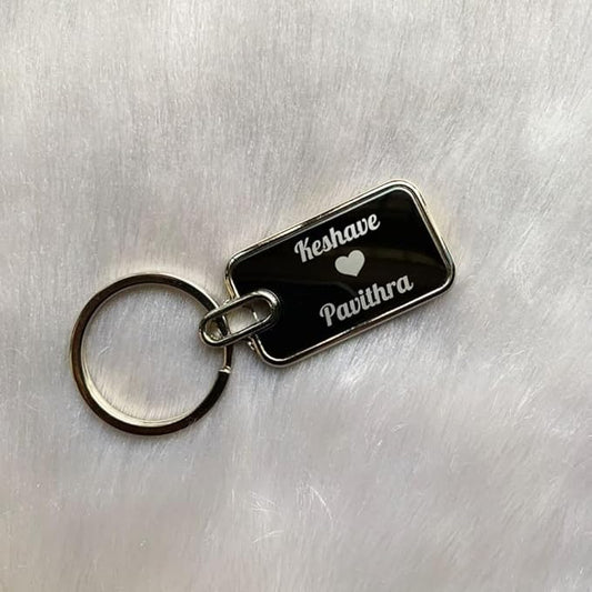 Customise Name Keychain Metal | Engraving Keychain