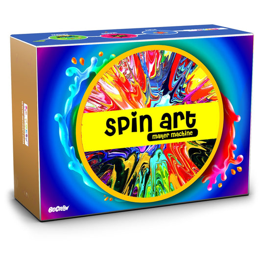 Spin Art Machine DIY Kit Creative Spin & Paint Art Kit -Spinning Art Machine