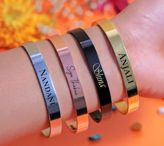NAME KADA | NAME BRACELET | CUSTOMISED KADA BRACELET STAIN LESS STEEL