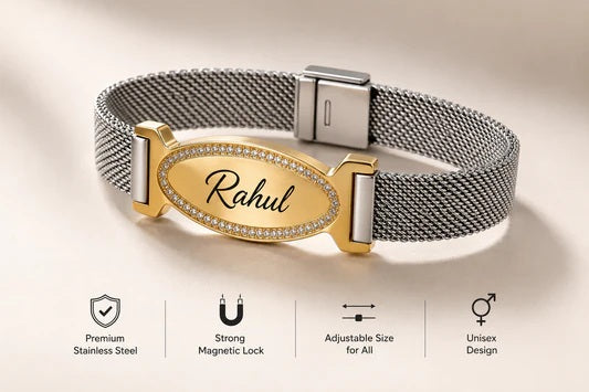 Magnetic chain bracelet rakhi for him | Raksha Bandha Special Rakhi