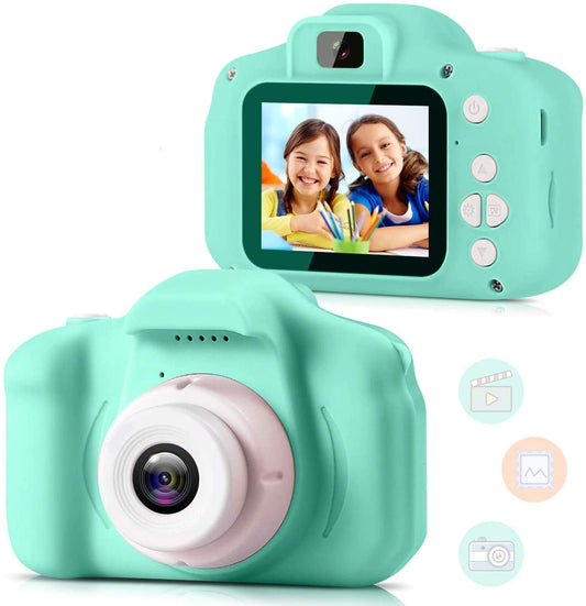 Kids 32GB Camera for Girls & Boys, 13MP 1080P HD Digital Video, Selfie Camera Toy for Toddlers, Multicolor - Ages 3-10