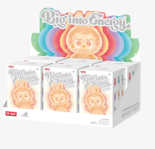 Secret Labubu - Blind Box - Black - Official Authentic Barcoded Pop Mart Labubu Plush – Limited‑Edition Fuzzy Bunny‑Eared Monster - Big Into Energy Collection