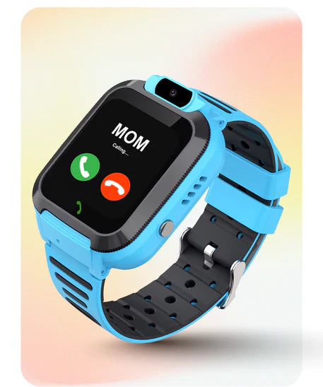 Spiky Basilisk Kids' Cute Waterproof Smartwatch With GPS - Blue