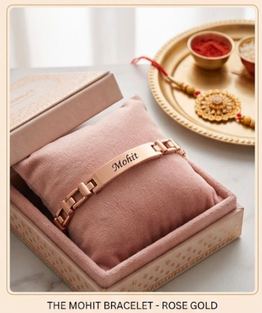 Premium Bracelet Rakhi | brother rakhi | Name Rakhi